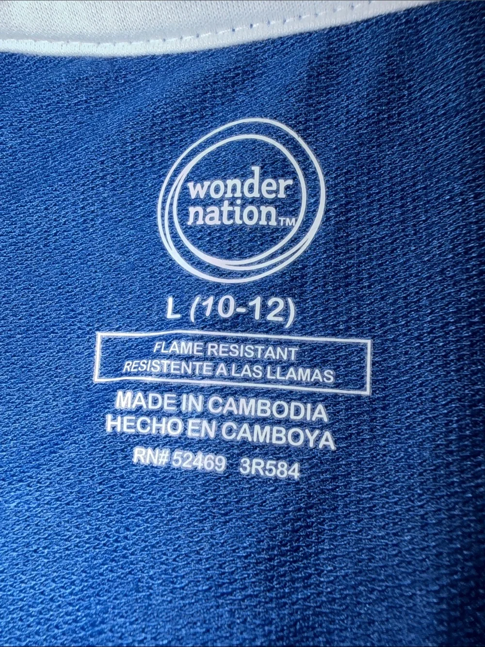 wonder nation Blue Short Sleeve Game Controller Pajama Set with White Trim NWT L